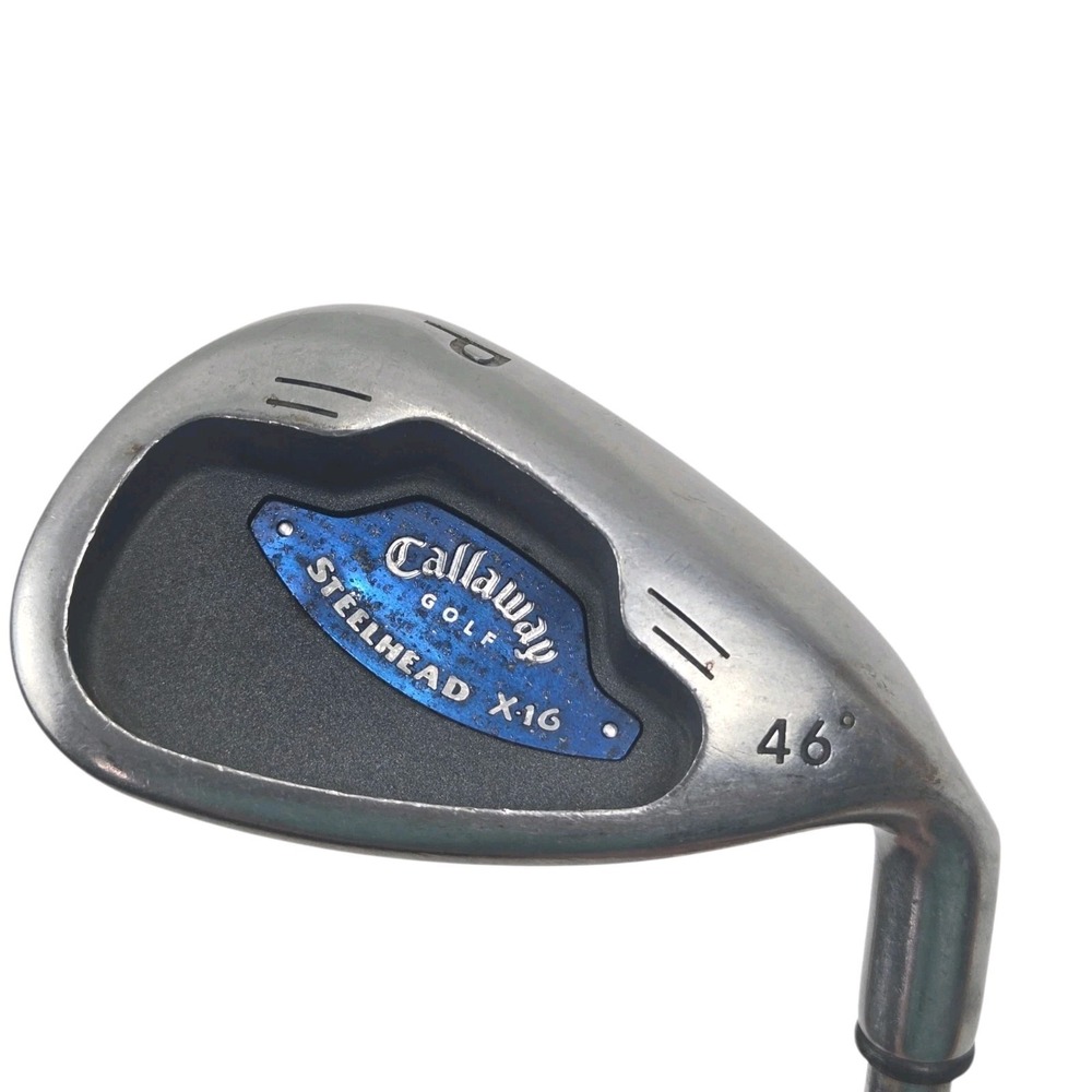 Callaway X-16 Pitching Wedge PW Steelhead X-16 46° Steel Shaft  RH 36"
